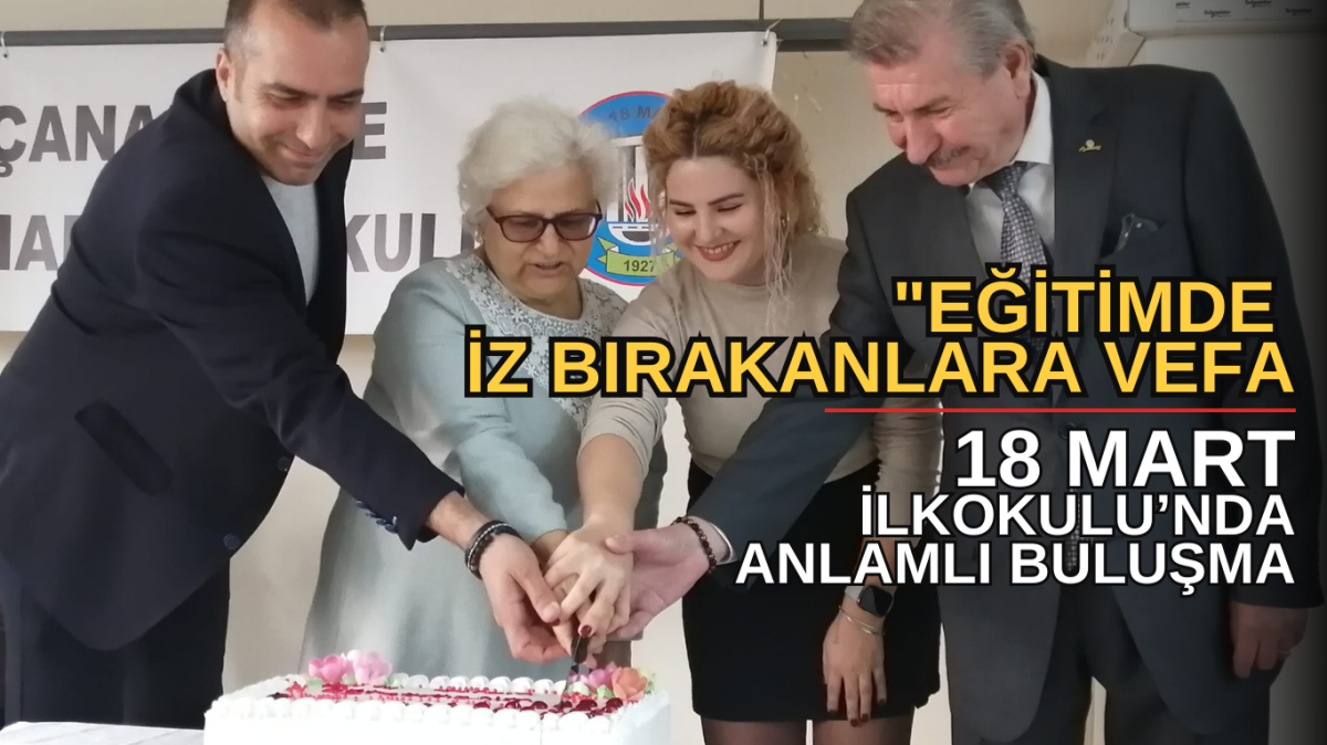 18 Mart İlkokulu’nda anlamlı kutlama