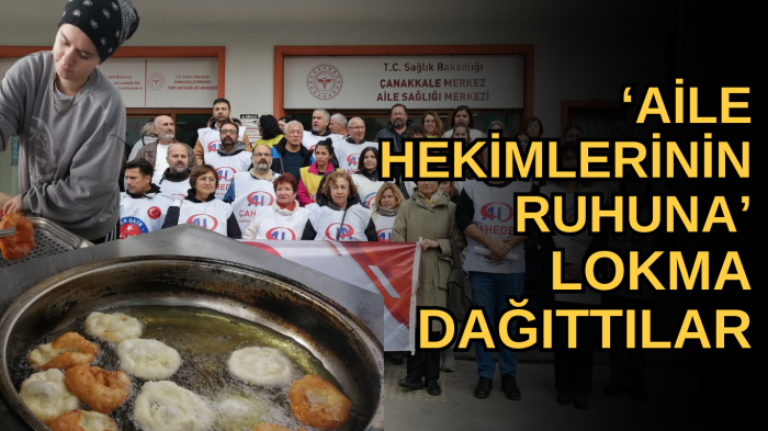 ‘Aile hekimlerinin ruhuna’ Lokma dağıttılar