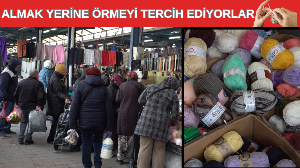 Almak yerine örmeyi tercih ediyorlar