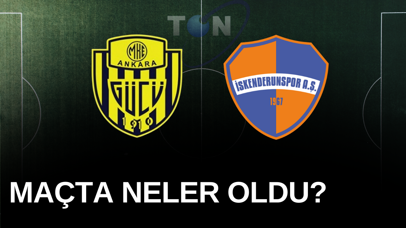 Ankaragücü - İskenderunspor Maçı'nda neler oldu? Maç kaç kaç?