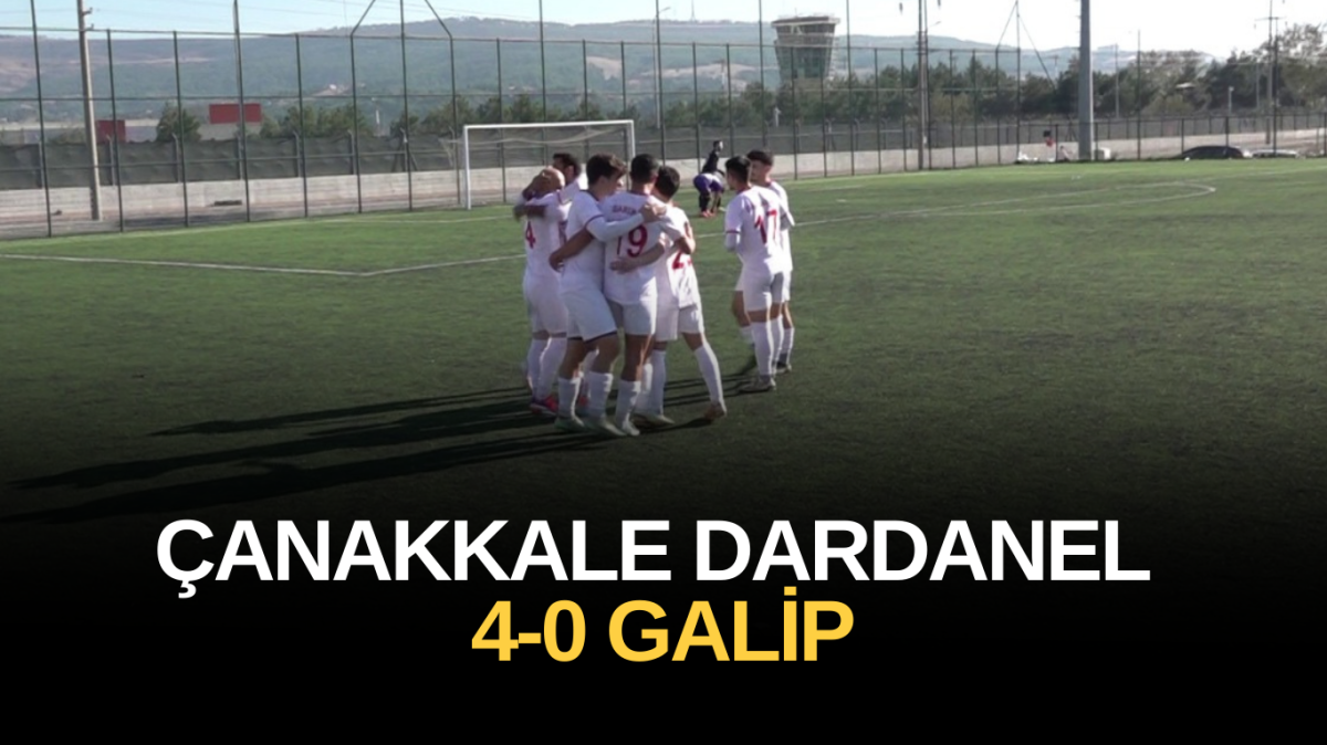 Çanakkale Dardanel 4-0 galip