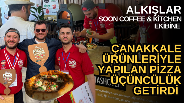 Çanakkale ürünleriyle yapılan pizza üçüncülük getirdi 