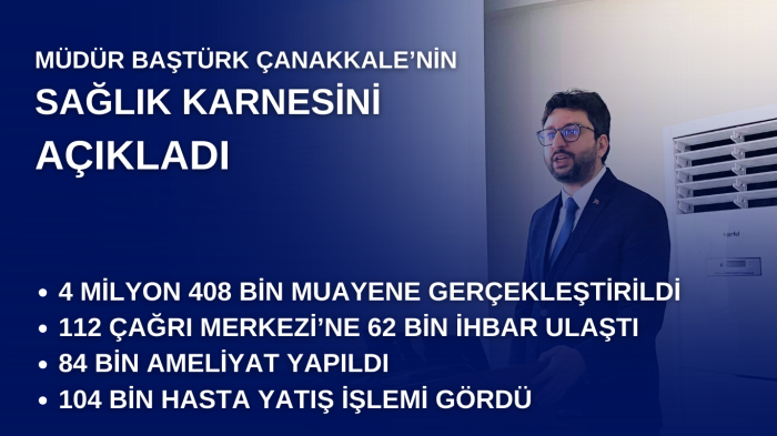 Çanakkale’de 191 bin randevuya gidilmemiş