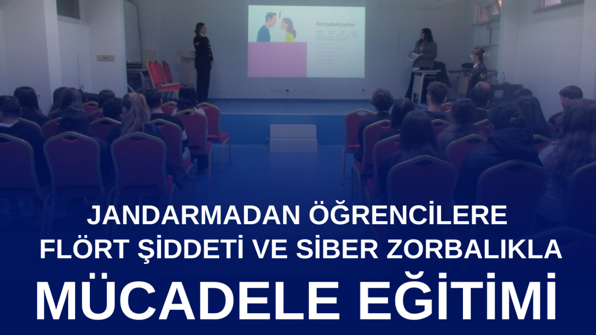 Çanakkale'de Jandarma lise öğrencilerine  eğitim 