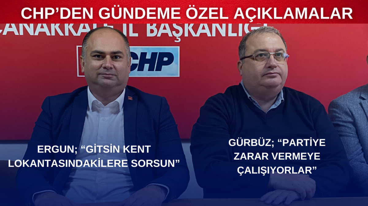 CHP’den Gündem açıklaması