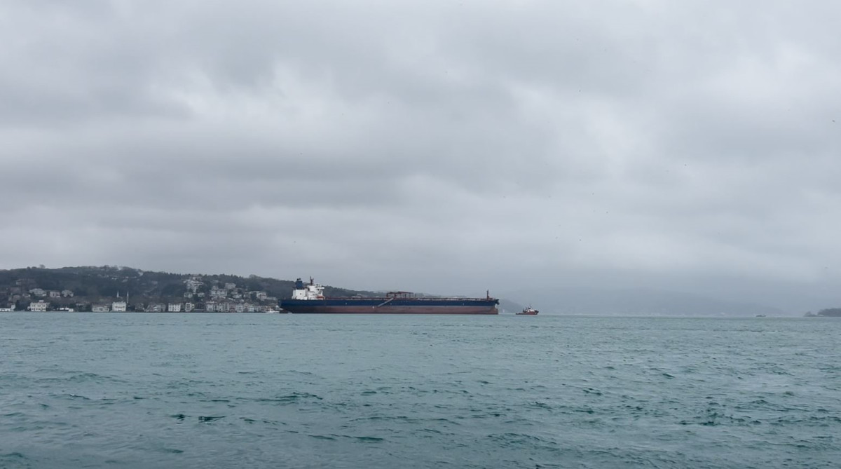 Cordelıa Moon isimli tanker gemisi İstanbul Boğazında  arızalandı