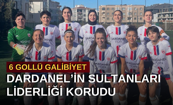 Dardanel Kadın FK liderliğini korudu