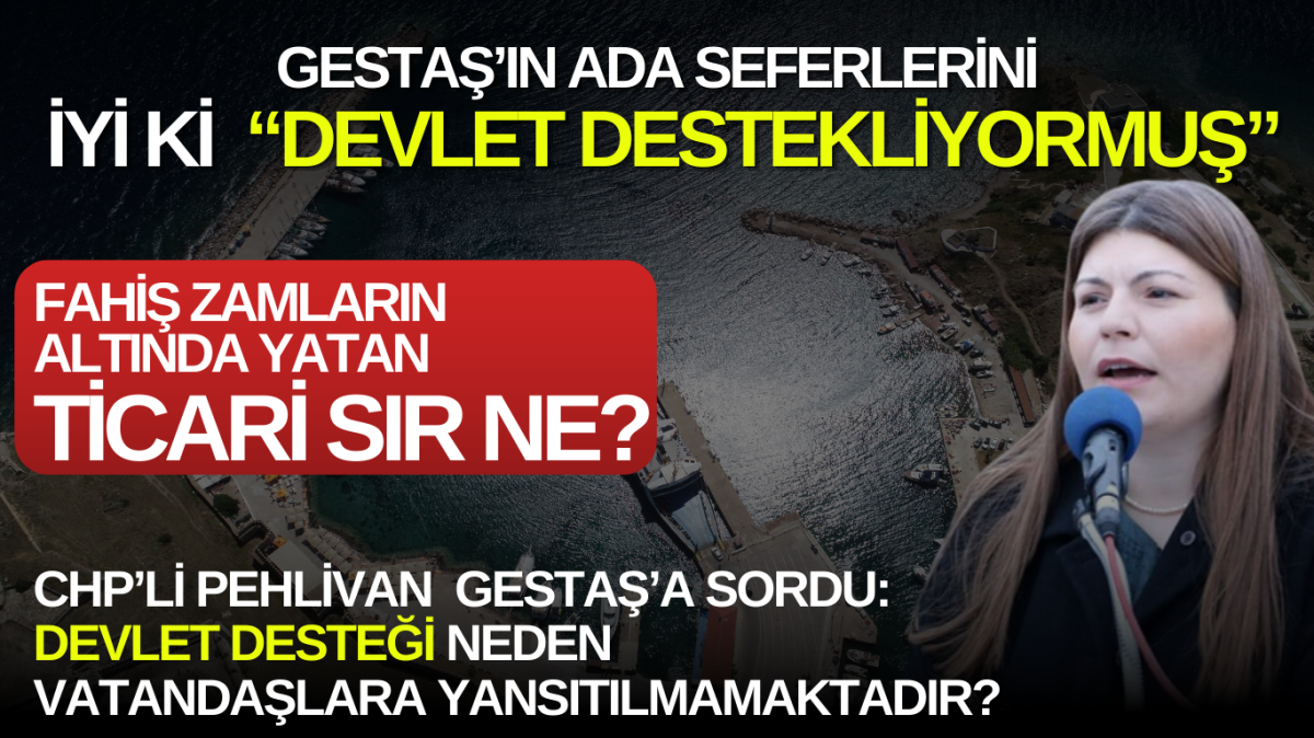 GESTAŞ devlet desteğini tarifeye yansıtmıyor mu?