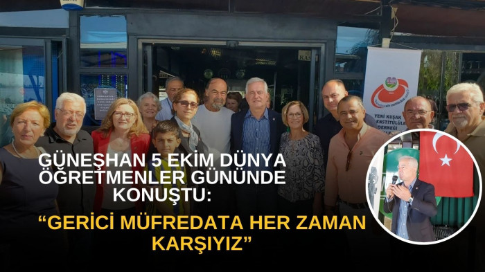 Güneşhan 5 Ekim Dünya Öğretmenler Günü için öğretmenlerle bir araya geldi