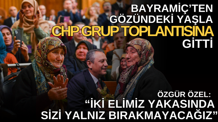 Kazdağları direnişçisi köylüler CHP Grup Toplantısına katıldı