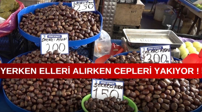 Kestane yerken elleri, alırken cepleri yakıyor !