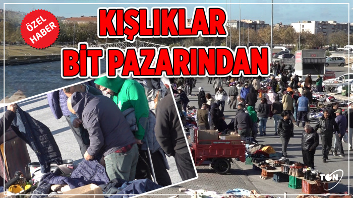 Kışlıklar bit pazarından