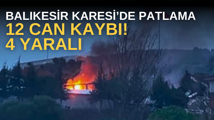 Komşu ilde patlama: 12 ölü 4 yaralı