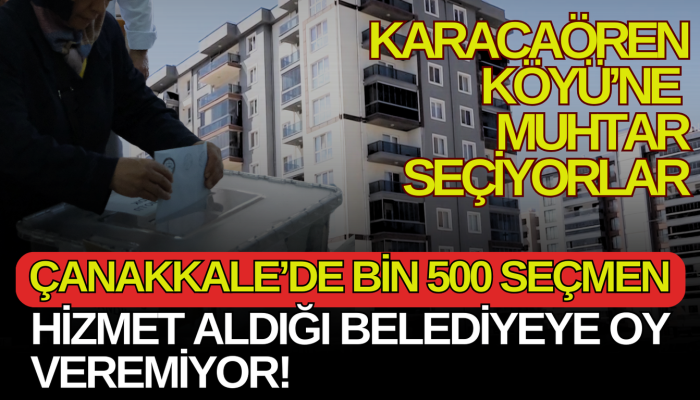 Köyün içinde şehir 