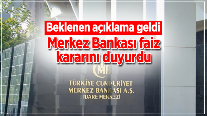 Merkez Bankası faizi değiştirmedi