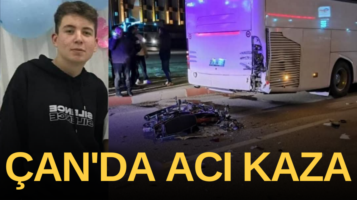 Motosiklet kazası bir genci hayattan kopardı