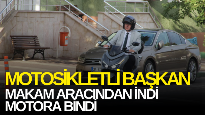 Motosikletli Belediye Başkanı