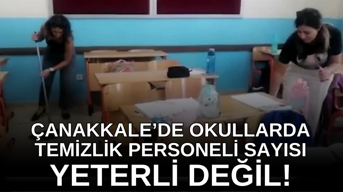 Okulların temizlik sorunu sürüyor