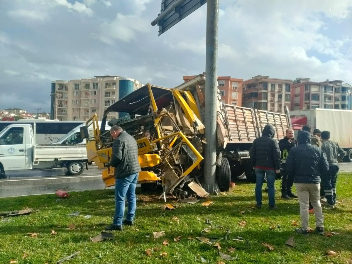 Otogar Kavşağı'nda kaza!