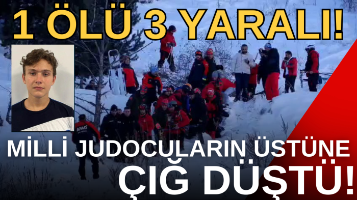 Palandöken Kayak Merkezi'nde çığ düştü: 1 ölü, 3 yaralı