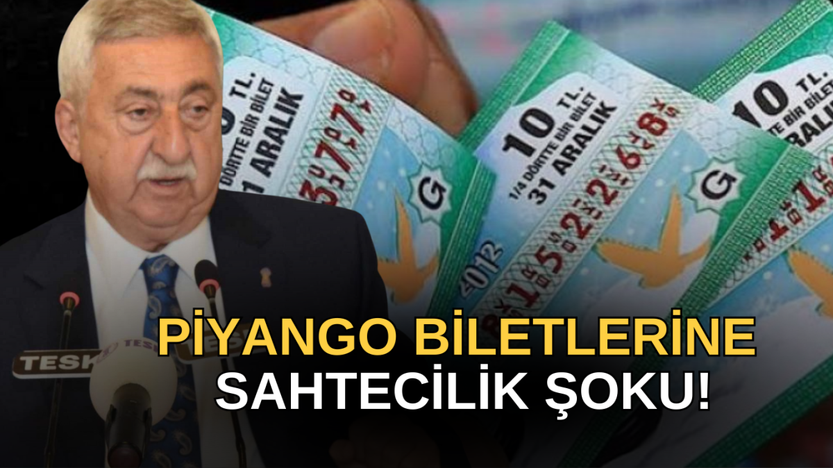 Piyango biletlerine sahtecilik şoku!