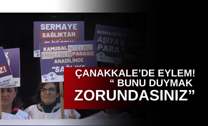  Sağlık çalışanları eylemlerine devam ediyor