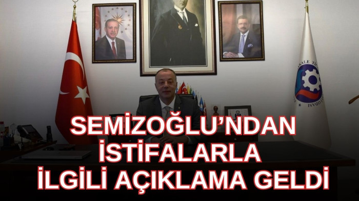 Semizoğlu'ndan istifalarla ilgili açıklama