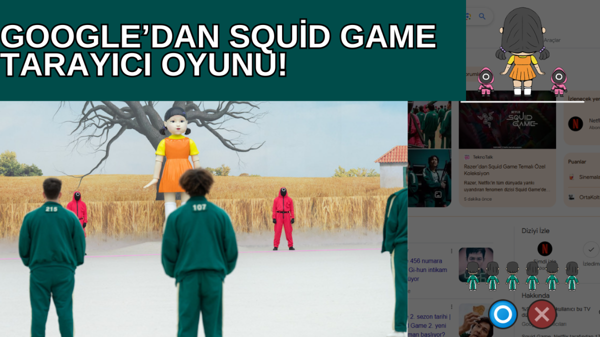 Squid Game 2. Sezonu Öncesi Google'dan Eğlenceli Bir Hediye