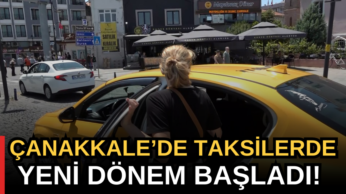 Taksilerde yeni dönem