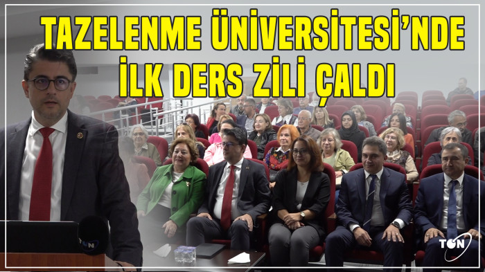 Tazelenme Üniversitesi’nde ilk ders zili çaldı