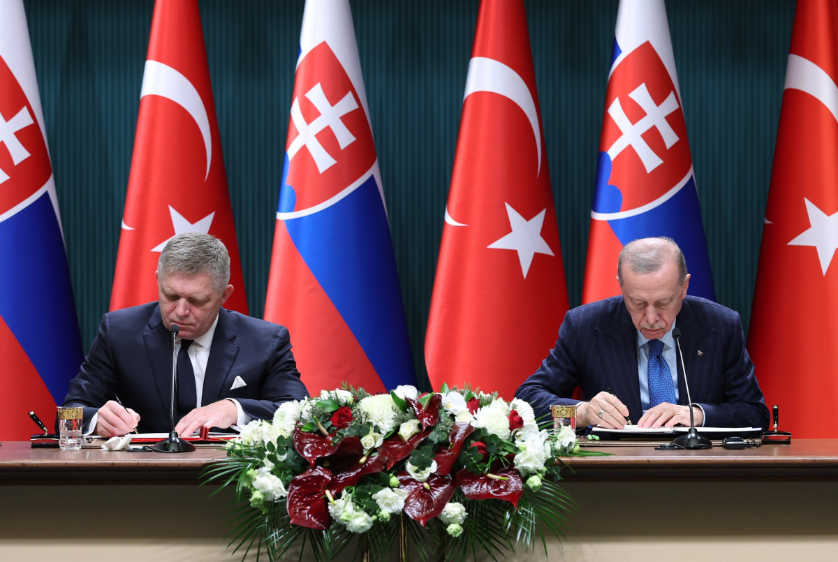 Türkiye-Slovakya arasında üç anlaşma ve ortak bildiri imzalandı