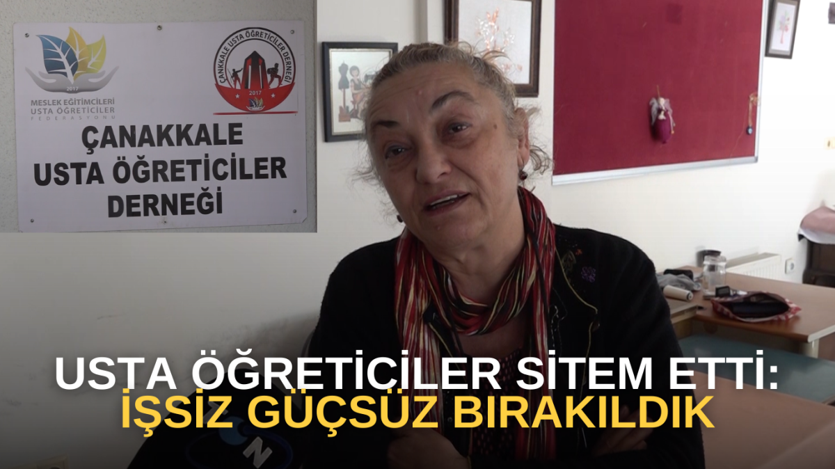 Usta öğreticiler sitem etti: İşsiz güçsüz bırakıldık