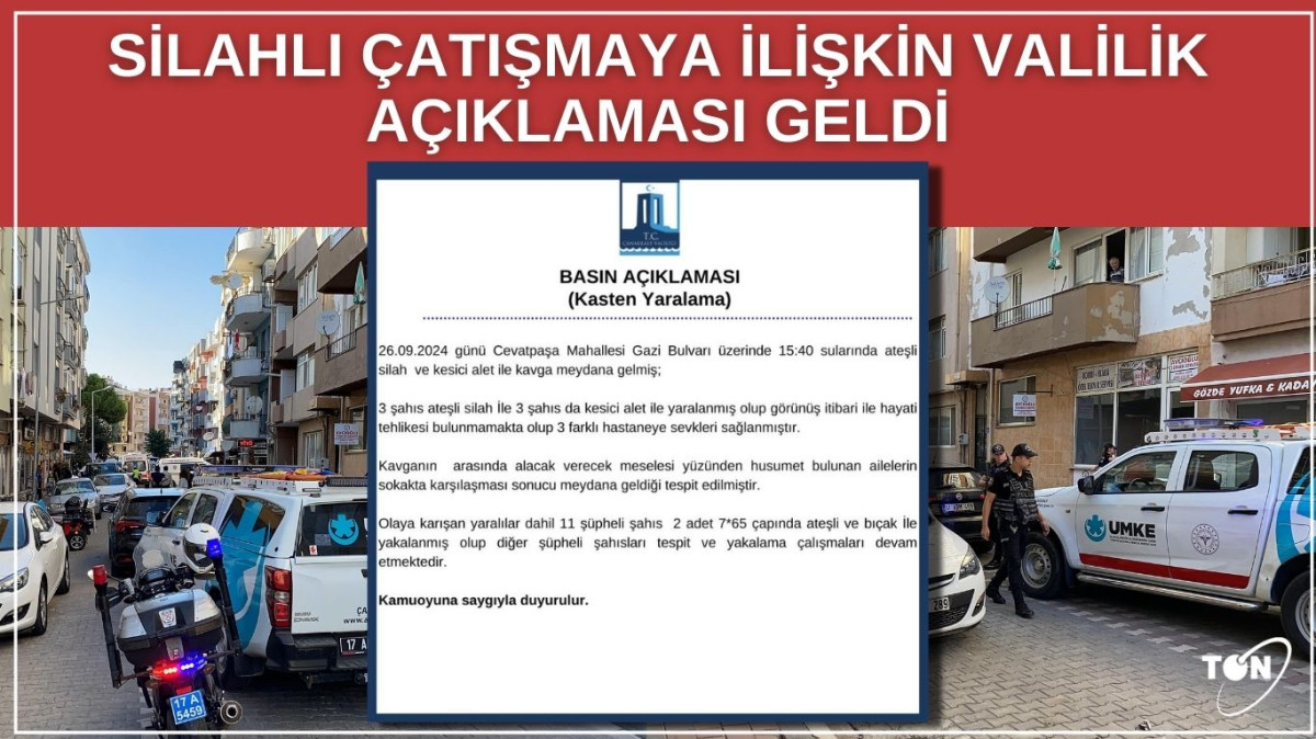 Valilikten açıklama geldi