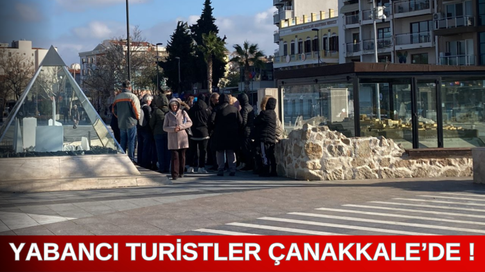 Yabancı Turistler Çanakkaleyi gezdi 