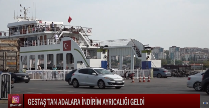 GESTAŞ’TAN ADALARA İNDİRİM AYRICALIĞI GELDİ