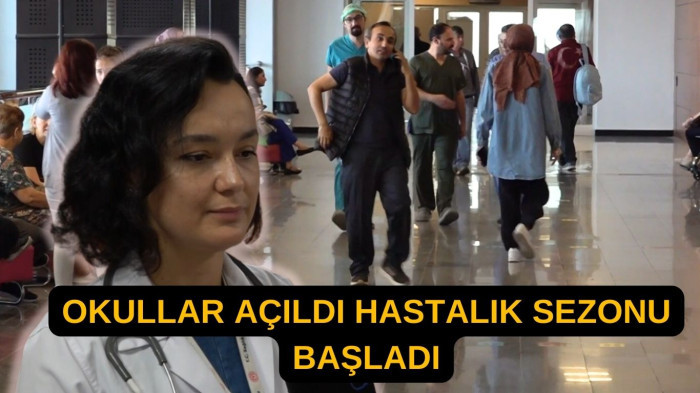 Okullar açıldı hastalık sezonu başladı