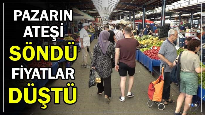 Pazarın ateşi söndü fiyatlar üştü